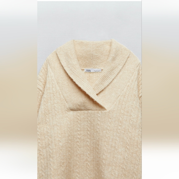 Zara Rib Cable Knit Sweater - Picture 8 of 8